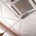 Extendable Microfiber Duster Wand, 284cm/112in - Flexible, Retractable Pole for High Ceilings, Furniture & Car Interiors - No Ba