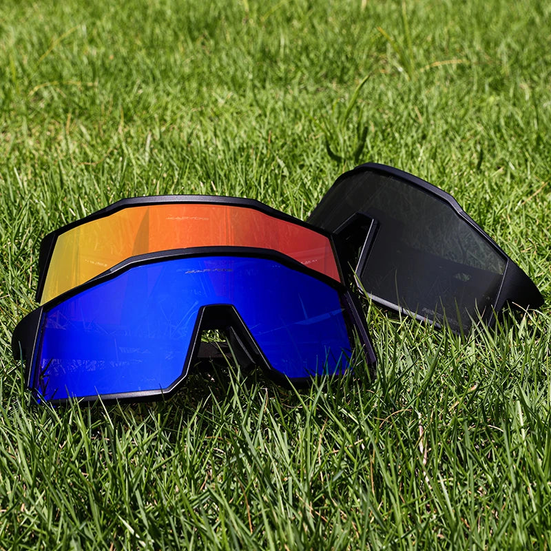 KAPVOE Color Photochromic Cycling Glasses Outdoor Running Sunglasses MTB Cycling Sunglasses Fashion Hiking Drive Sports Glasses