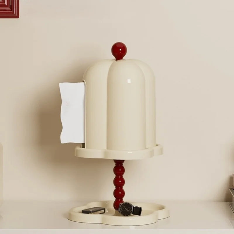 French retro tissue box in the ancient style of advanced sense of box creative living room light luxury pumping paper box